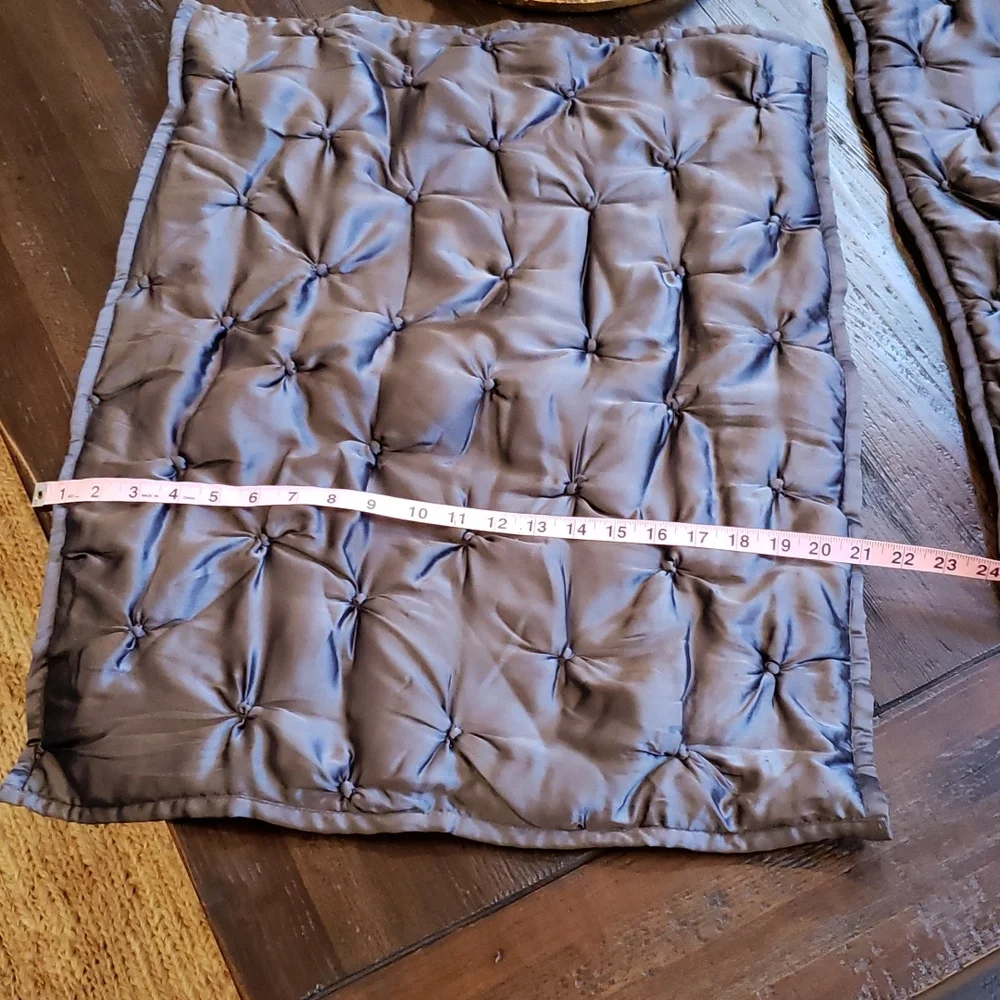 Donating!!! 2 Purple Silk Z Gallerie Pillow Shams